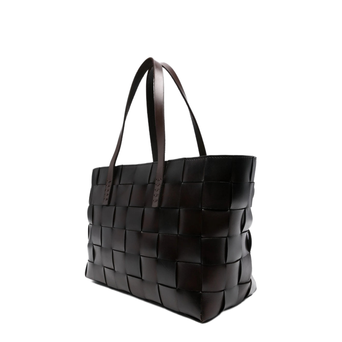 MAYFEYR - Dragon Diffusion - Brown Leather Tote Bag - 8151DKBROWN