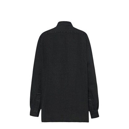 Nesson Shirt Black in Linen