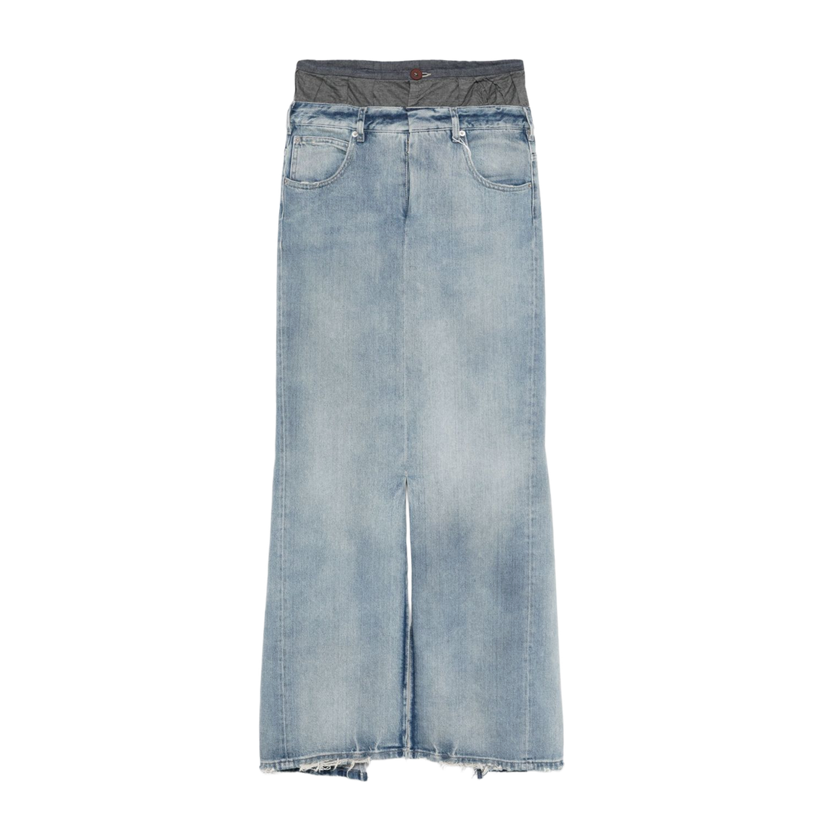 Maxi Denim Cotton Skirt