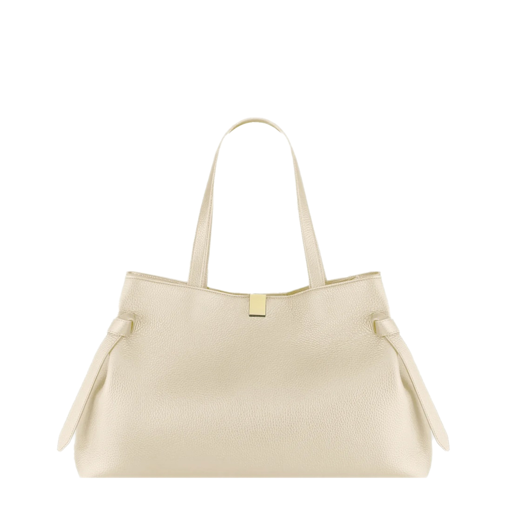 MAYFEYR - Yuzefi - Gyoza Tote In Pebble Grain Leather - GYOZATOTEPEBBLEGRAINLEATHERANGORA