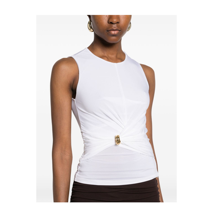 MAYFEYR - Elisabetta Franchi - Top Ivory - TO03761E2360