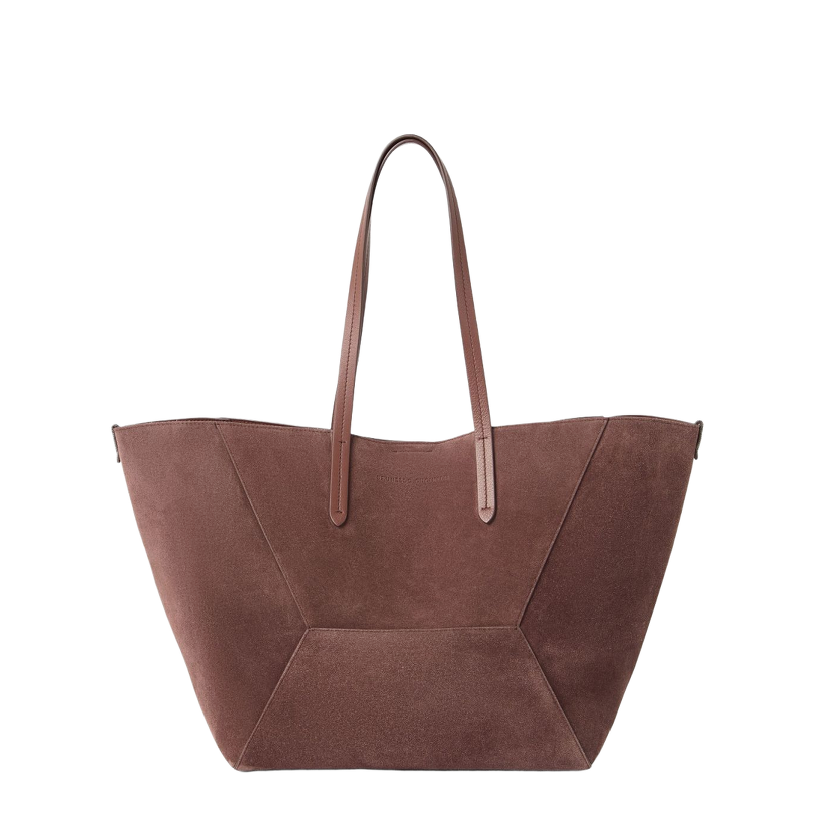 Suede Leather Shopping Bag