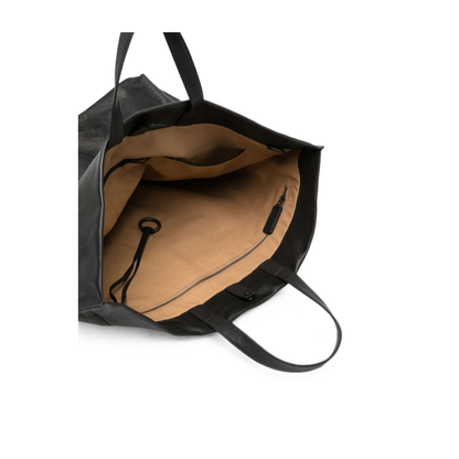 MAYFEYR - LIHANN GEORGE - Black Leather Tote Bag - MATTI8003901