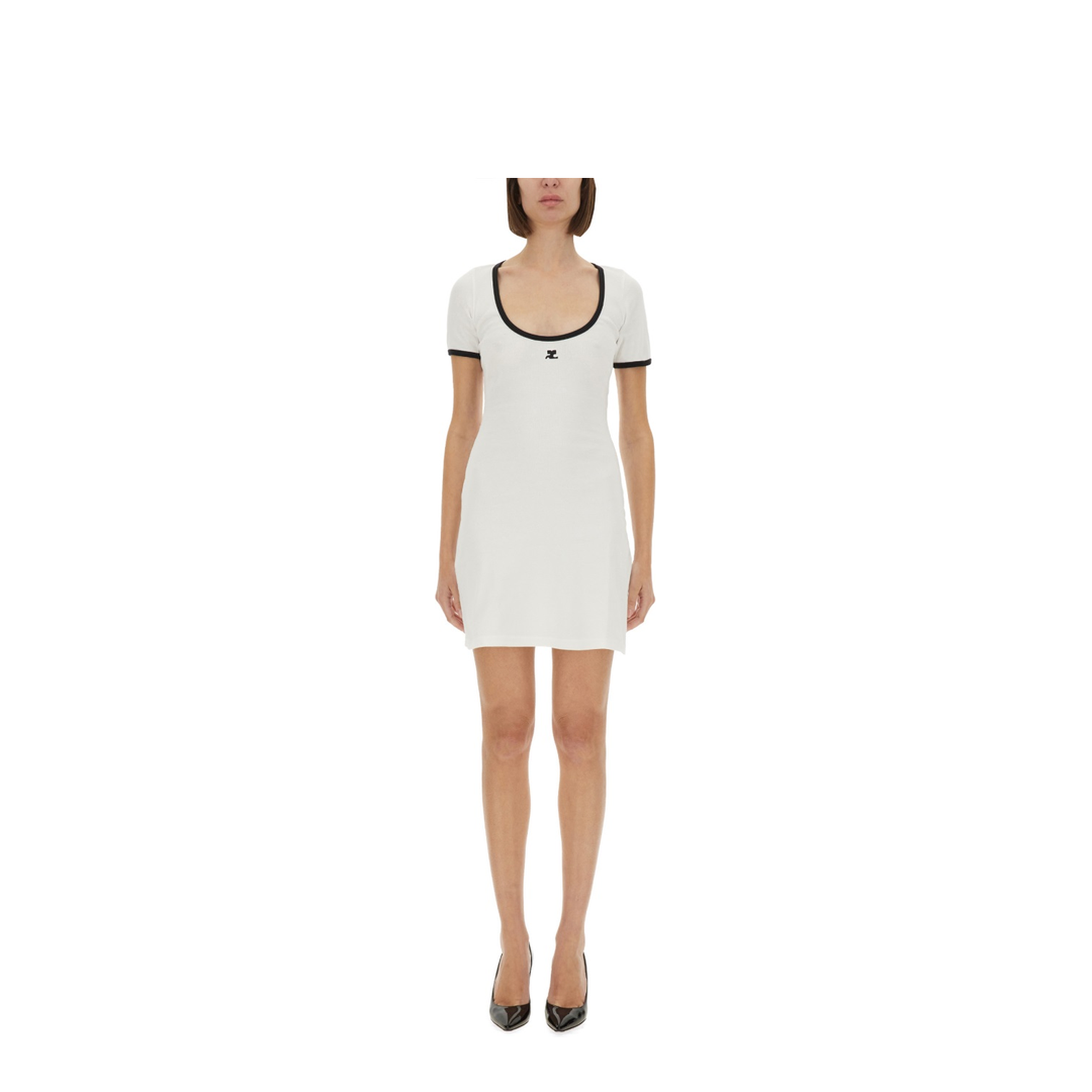 MAYFEYR - Courreges - Holistic Contrast Mini Dress - 225JRO600JS02030098