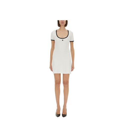 MAYFEYR - Courreges - Holistic Contrast Mini Dress - 225JRO600JS02030098