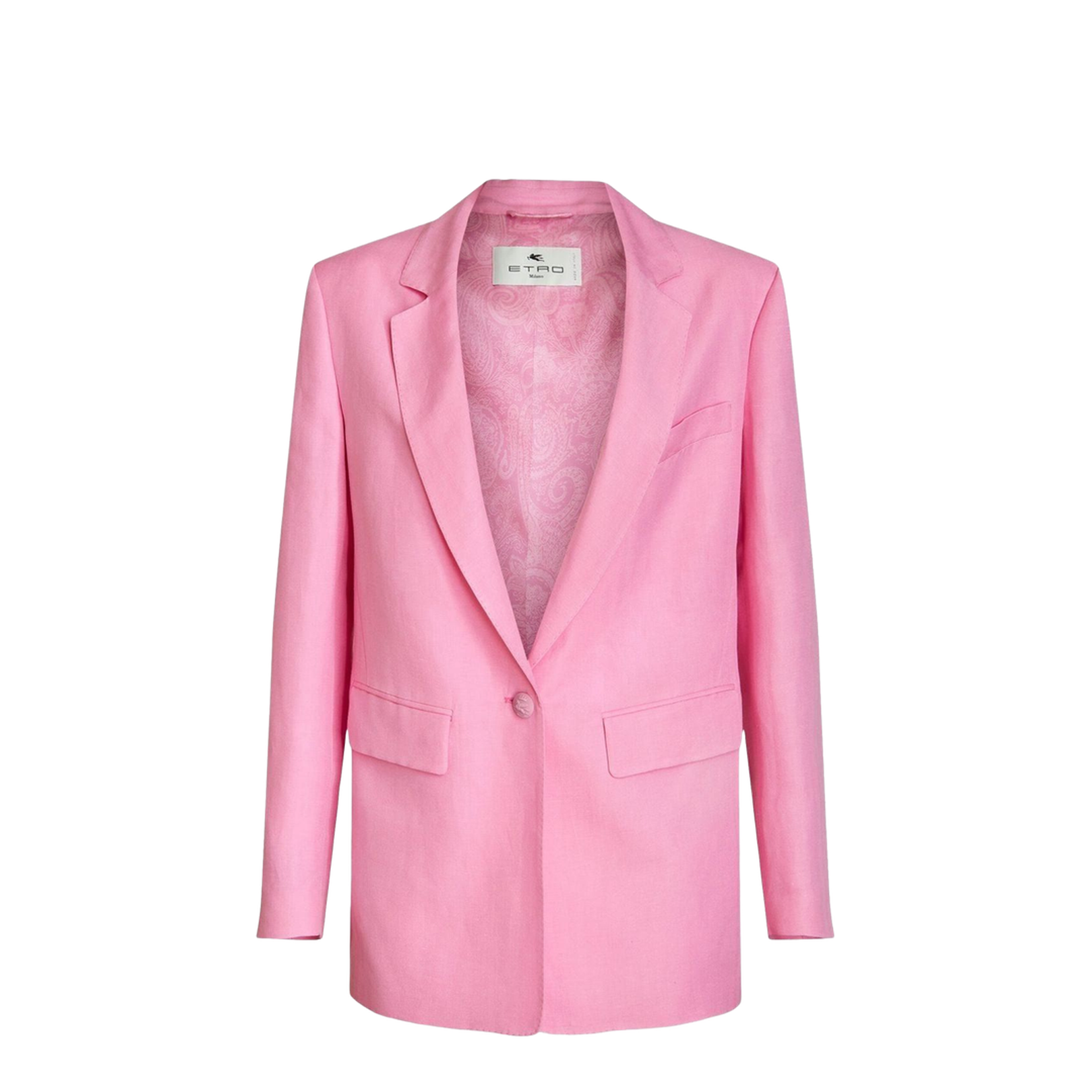 Tailored Linen and Silk Blazer