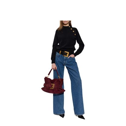 MAYFEYR - Balmain - Sweaters Black - HF1KA130KI870PA