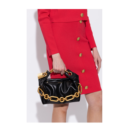 Sync Mini Calfskin Shoulder Bag - Noir