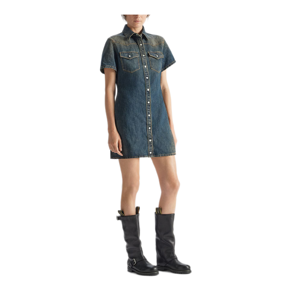 Biker Vit Bottalato Lucido