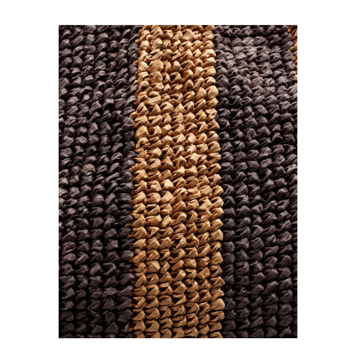 MAYFEYR - Parosh - Borsa Raffia C Manici Pelle - D050700GIBAG808