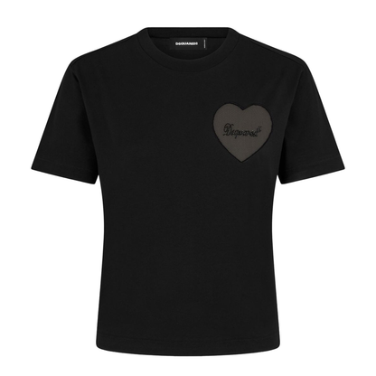 Boxy-fit Cotton T-shirt - Black