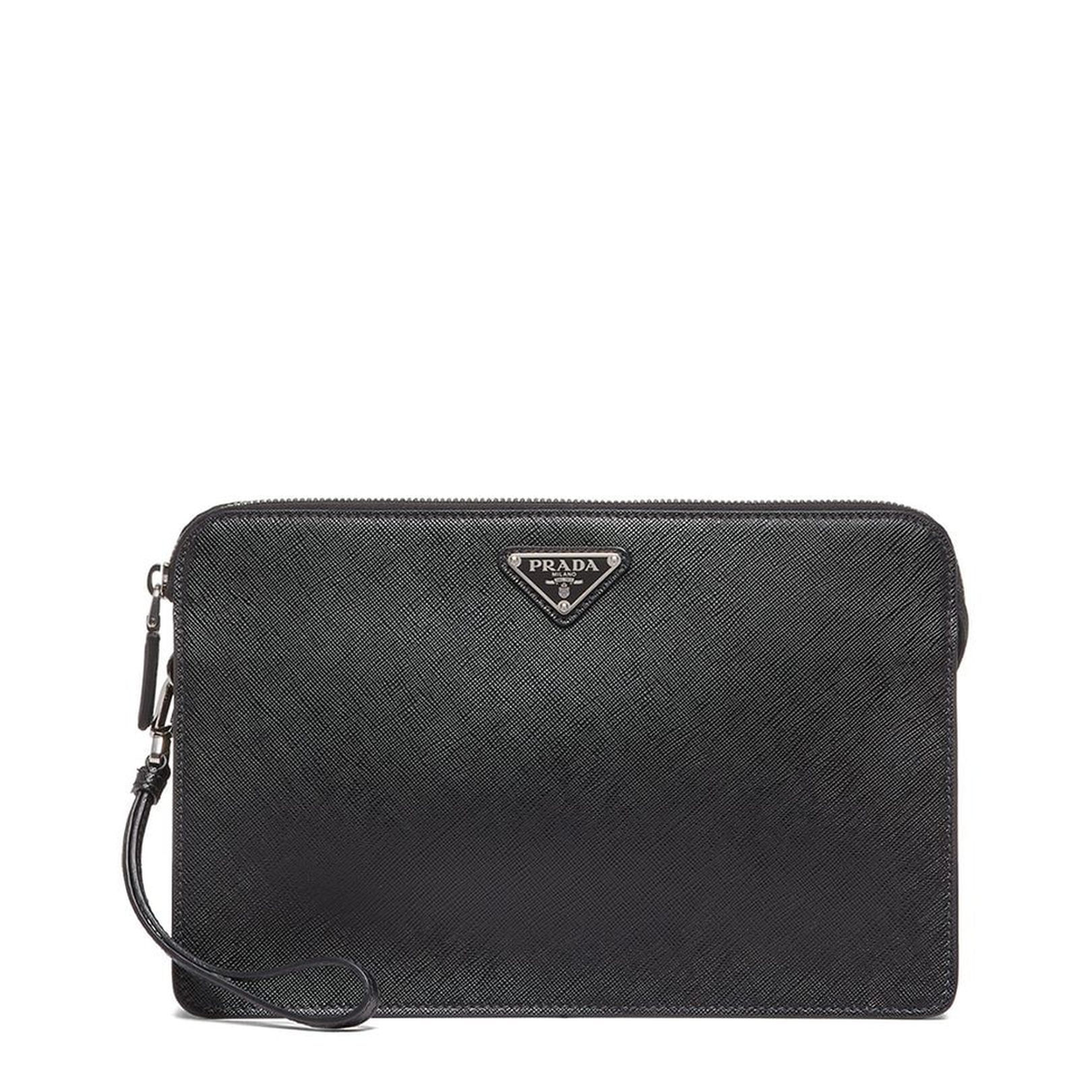 Saffiano Leather Clutch