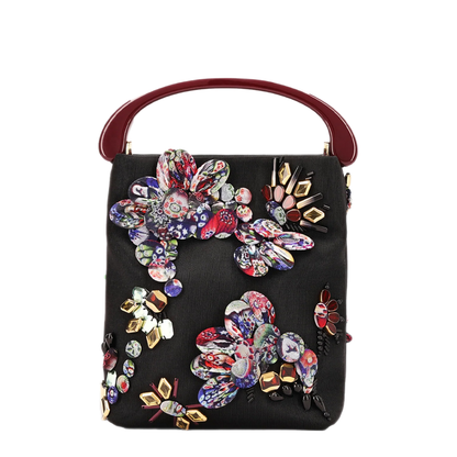 MAYFEYR - Dries Van Noten - Micro Handbag With Floral Embroidery - 01315070900900