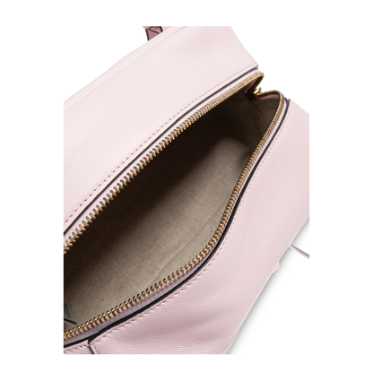Emblème Nappa Leather Bowling Bag - Pink