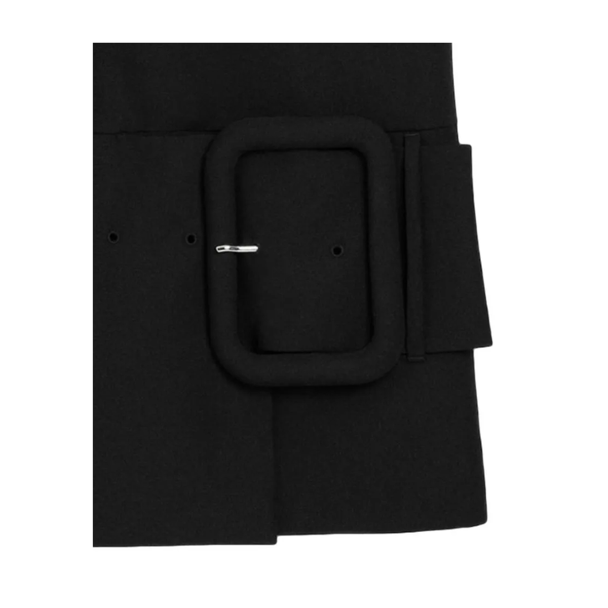 MAYFEYR - AMI - Mini Dress With Large Buckle Belt - FDR641WV0195001
