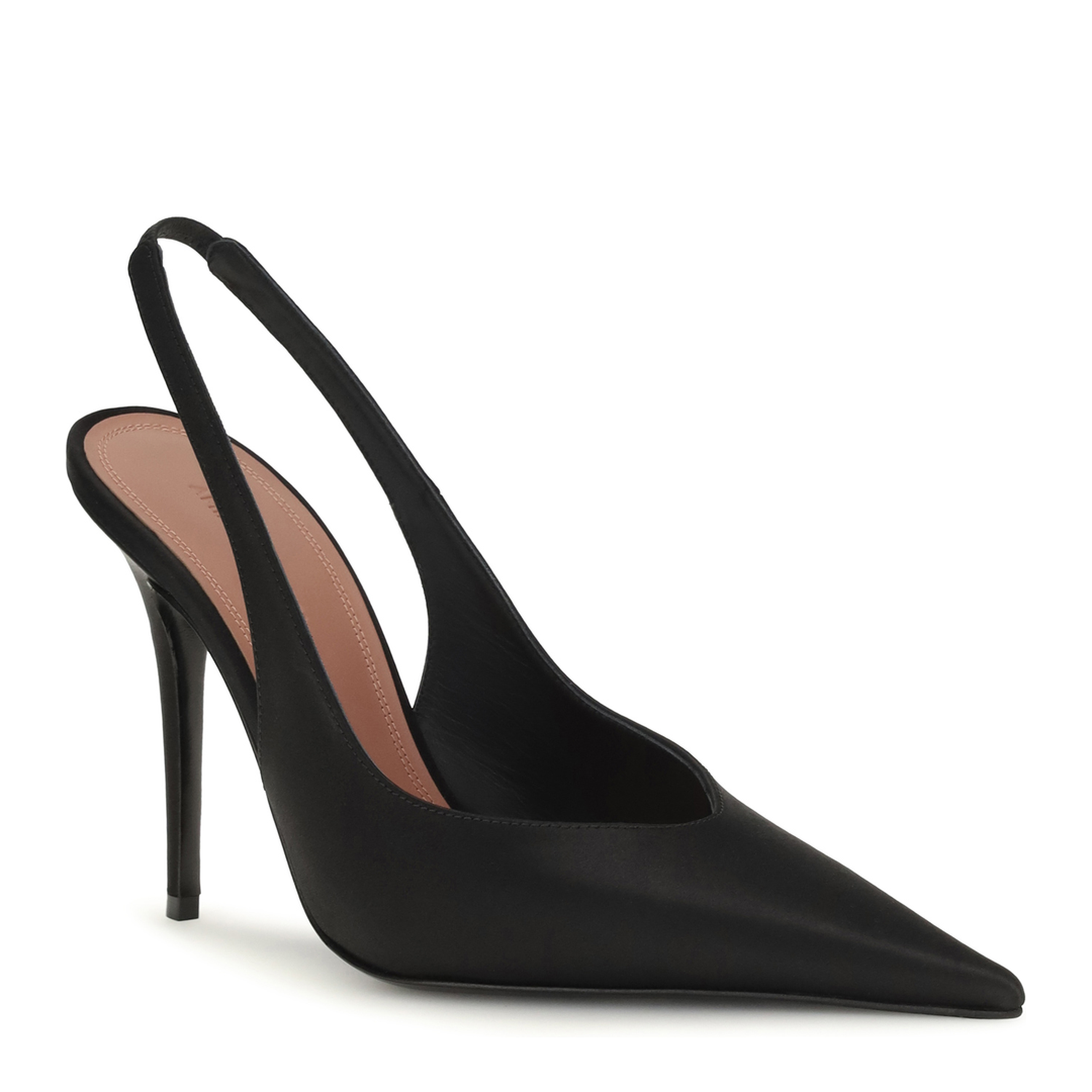 MAYFEYR - Amina Muaddi - Anok Satin Slingback Pumps - 13S361028ANO