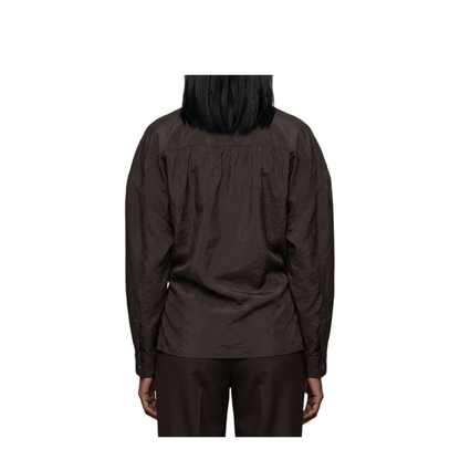 MAYFEYR - Lemaire - Licorice Straight Collar Twisted Shirt - SH1141LF1308BR532