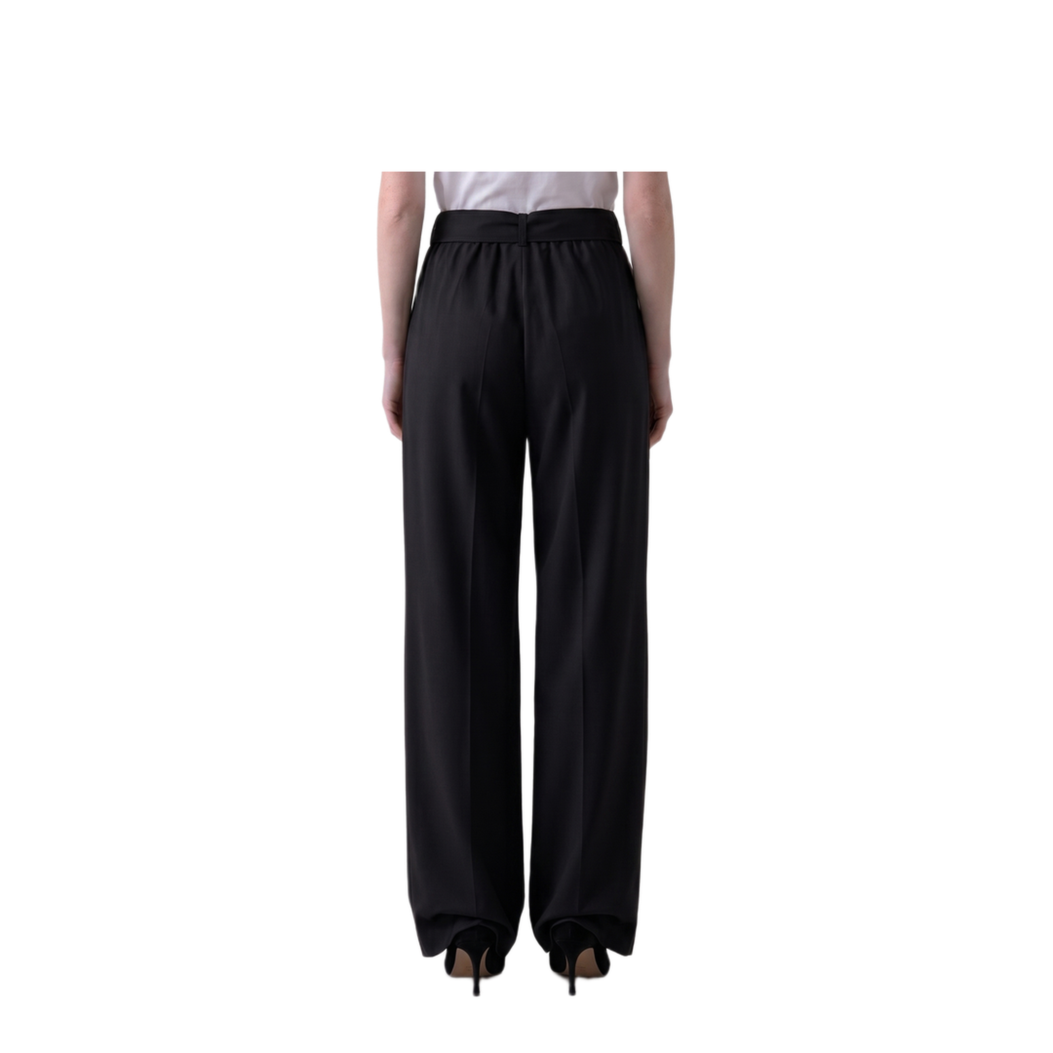 MAYFEYR - Max Mara - Editto Wool Trousers With Belt - 262113625160010204004