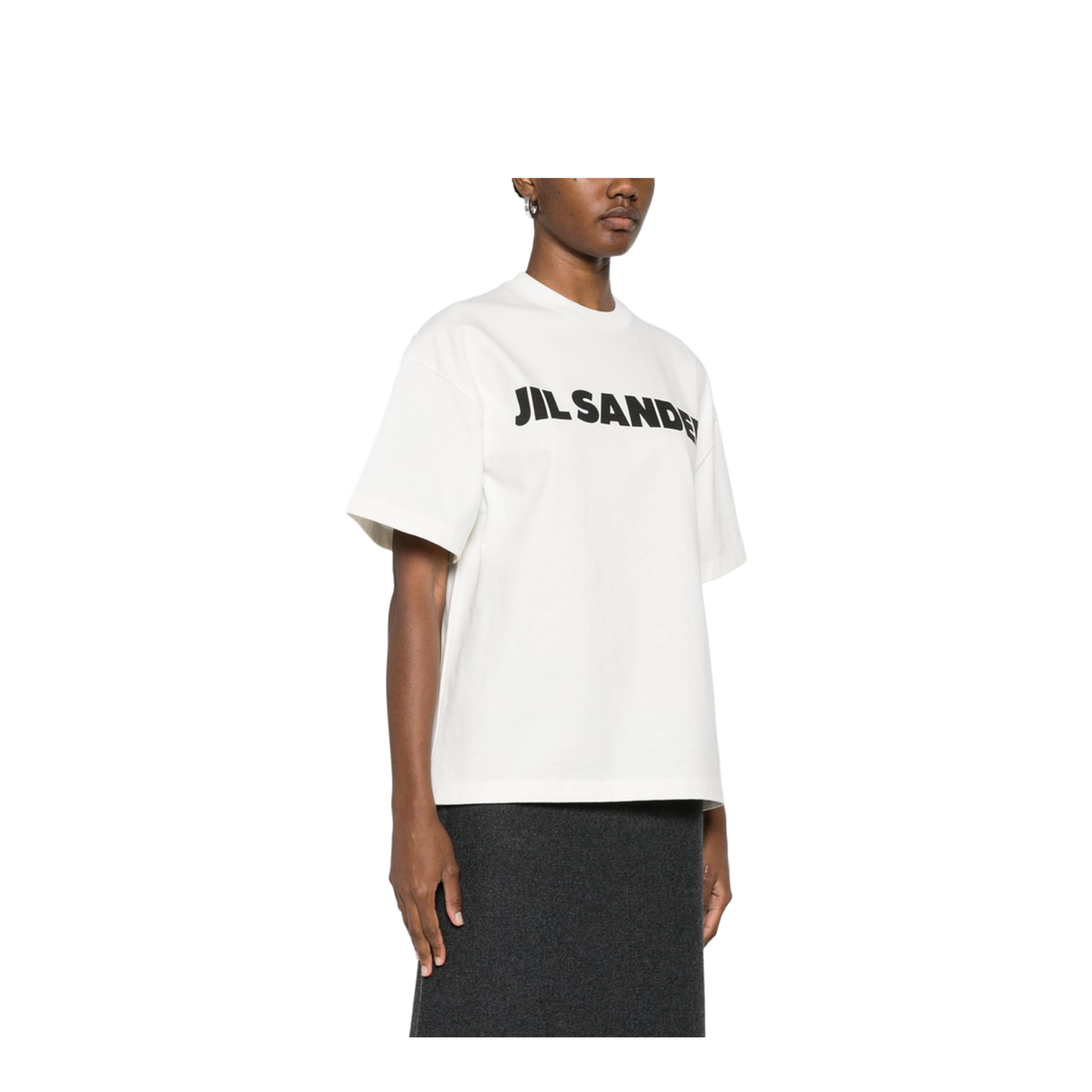 White Printed Logo T-Shirt