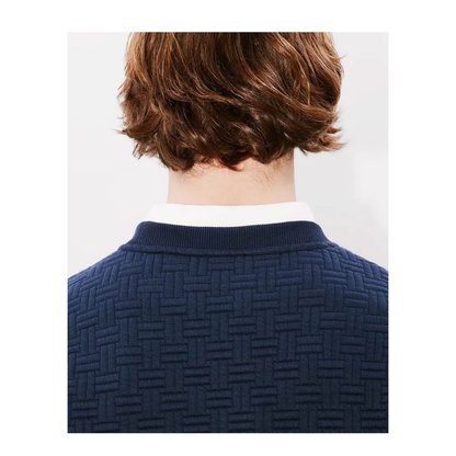 Embroidered Logo Long Sleeve Sweater