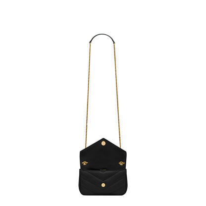 Loulou Mini Chain Bag in Black