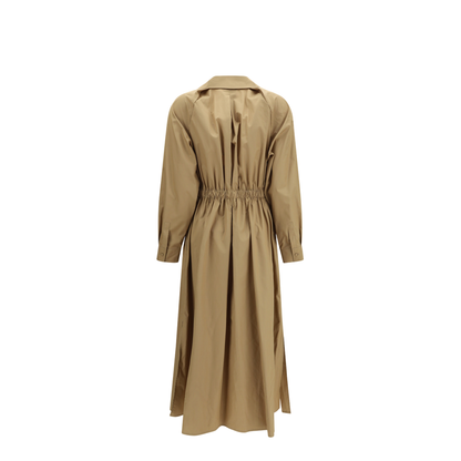 MAYFEYR - Max Mara - Pedaggi Midi Dress In Cotton Poplin - 2611221162600