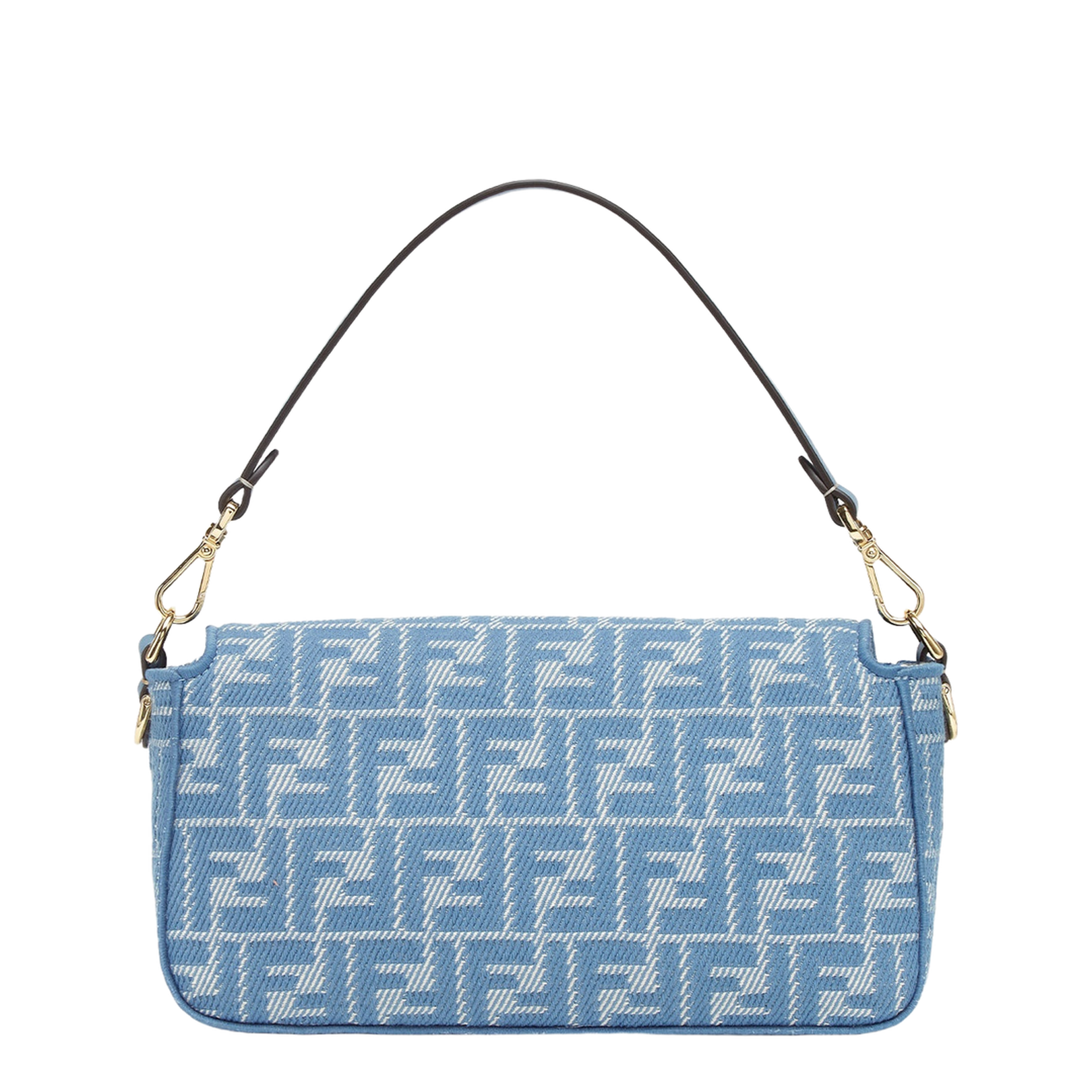 Baguette Canvas Shoulder Bags - Blue