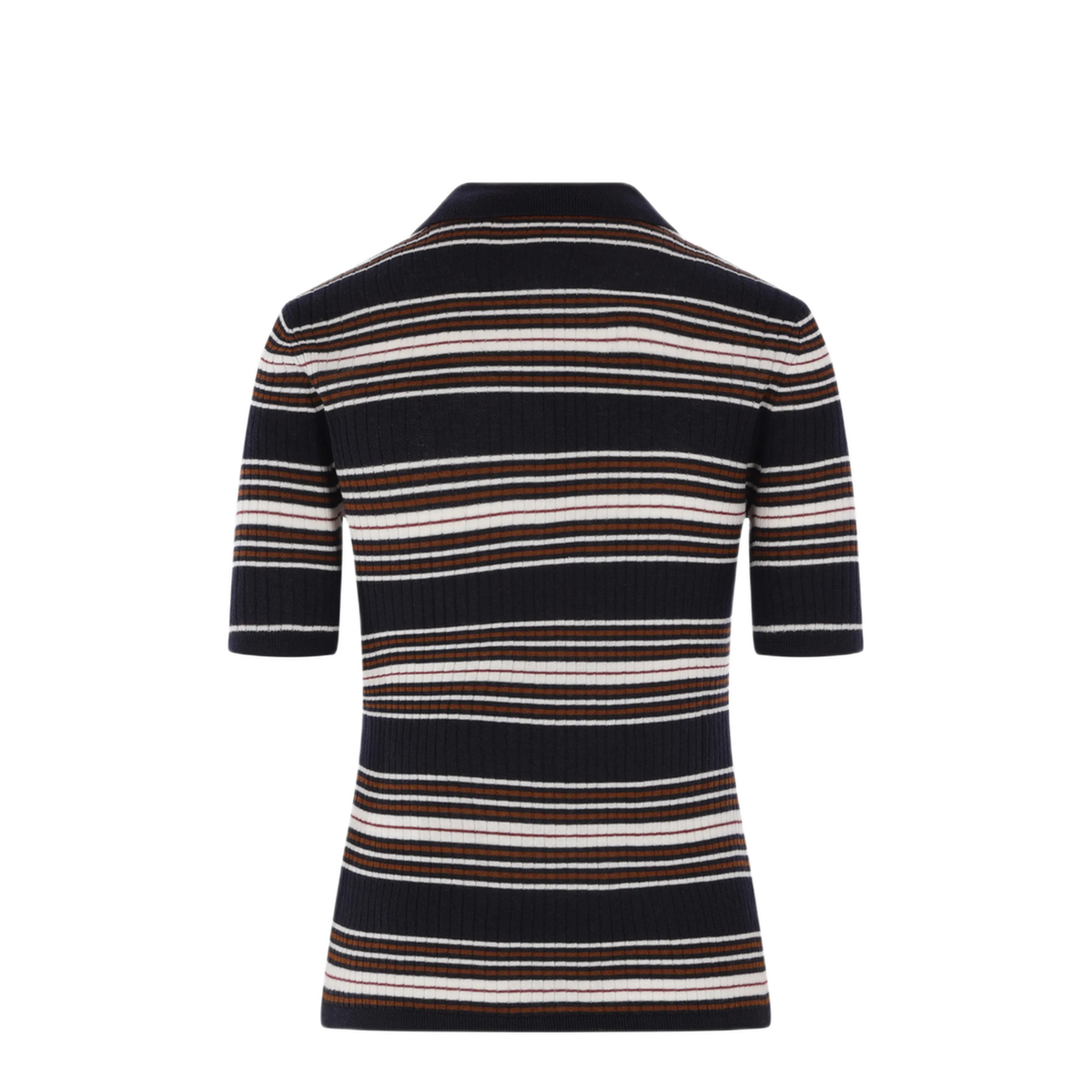 MAYFEYR -  - Striped Knit Polo - 2626366061600001