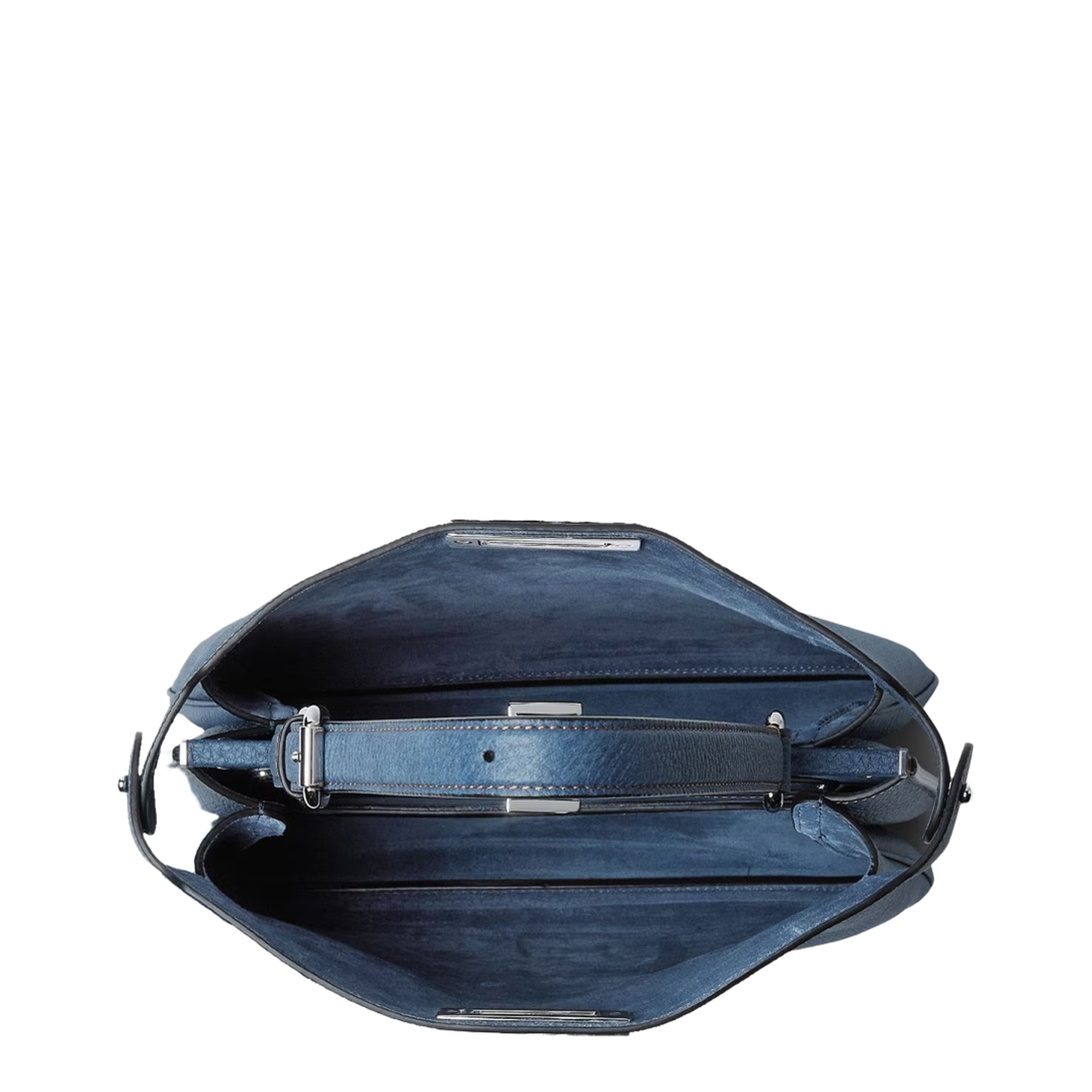 Peekaboo Soft Medium Cuoio Romano Leather Blue