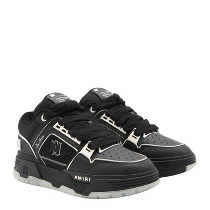 Leather Mesh Sneakers