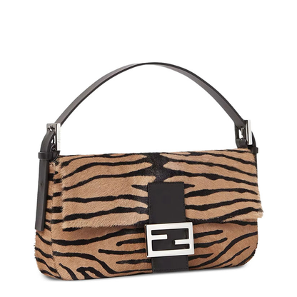 MAYFEYR - Fendi - Baguette Re Edition In Leather Effect Tiger Print - 8BR850B16B