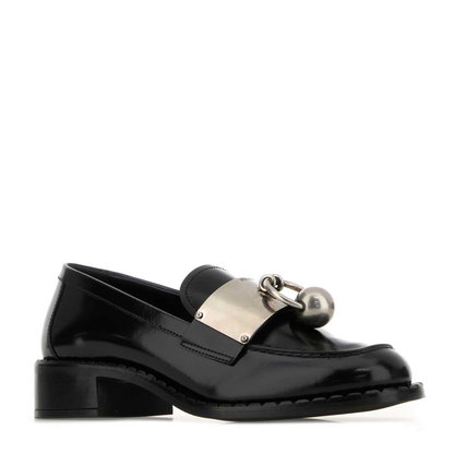 MAYFEYR - Prada - Black Leather Loafers - 1D981NFD035P39F0002