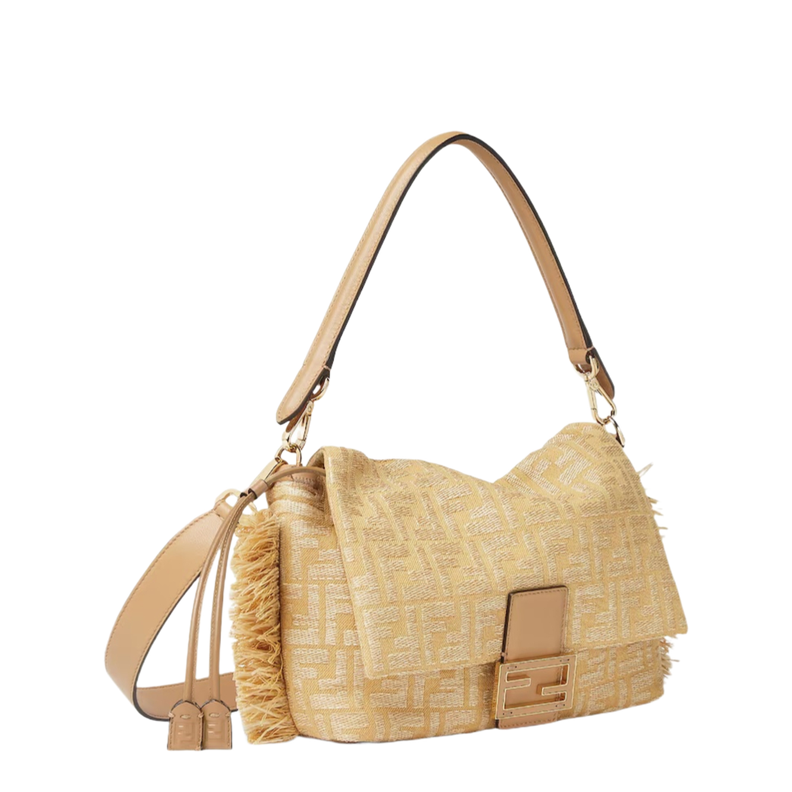 Baguette Medium Canvas Hobo Bags - Pastel Yellow