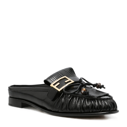 MAYFEYR - Fendi - Baguette Leather Sabots - 8R9011AY2M