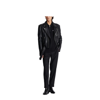 Short-Sleeved Polo Shirt Embroidery Black