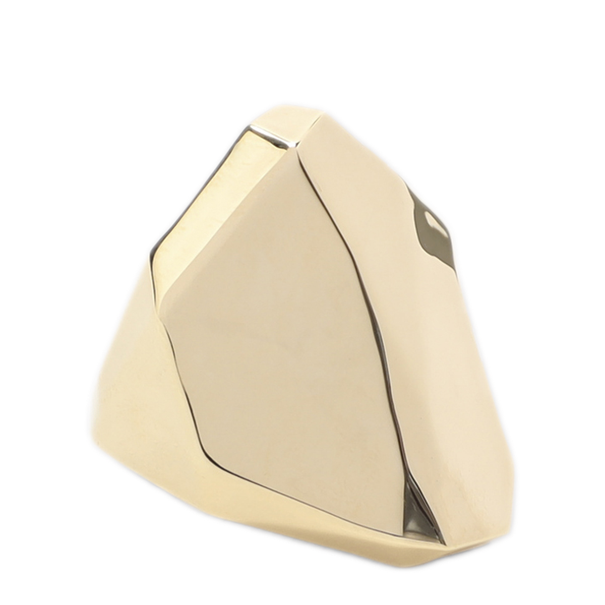 MAYFEYR - Lanvin - Gold Cubic Metal Brass Ring - AWCJFRI6LTCBH25M1