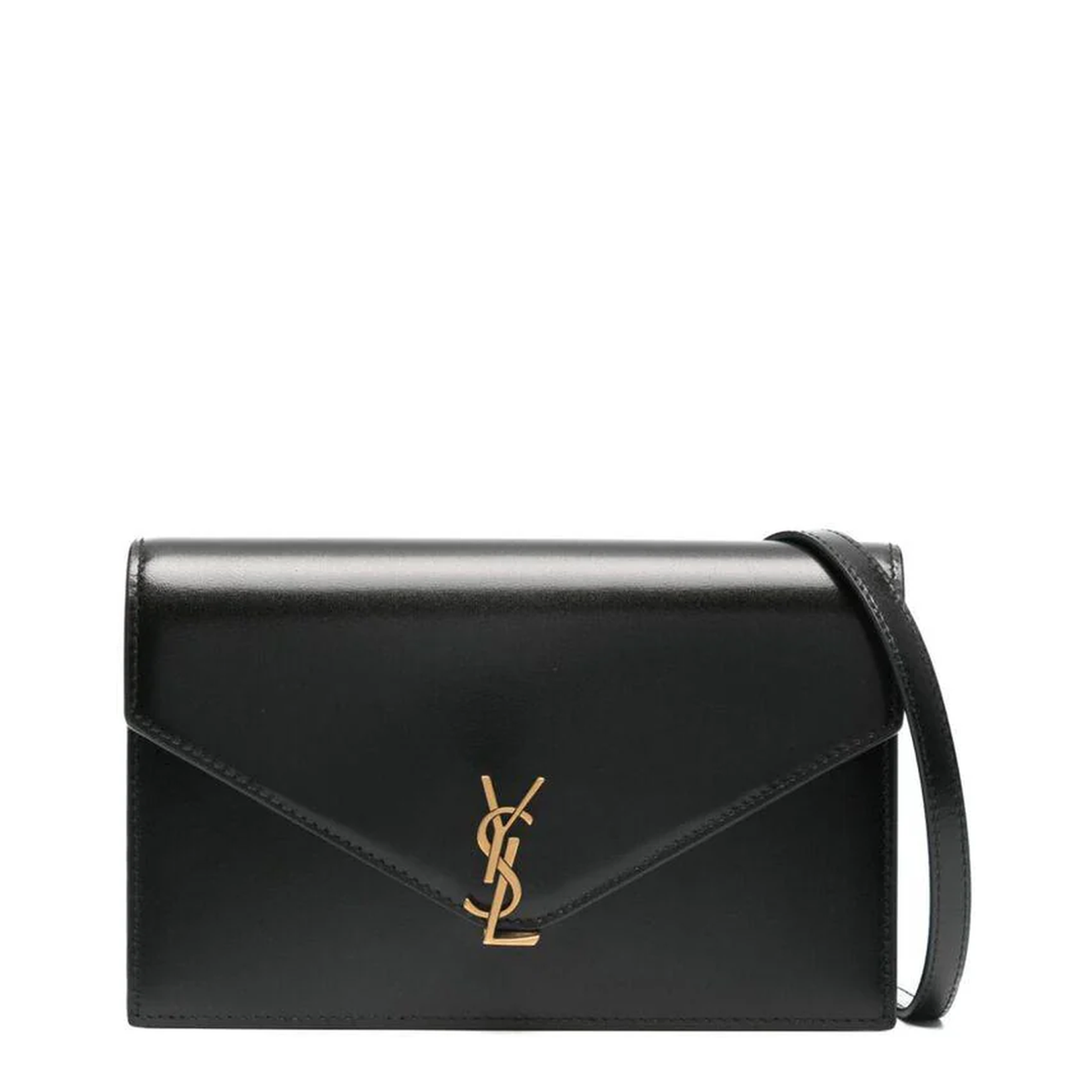 Cassandre Leather Crossbody Bags - Black