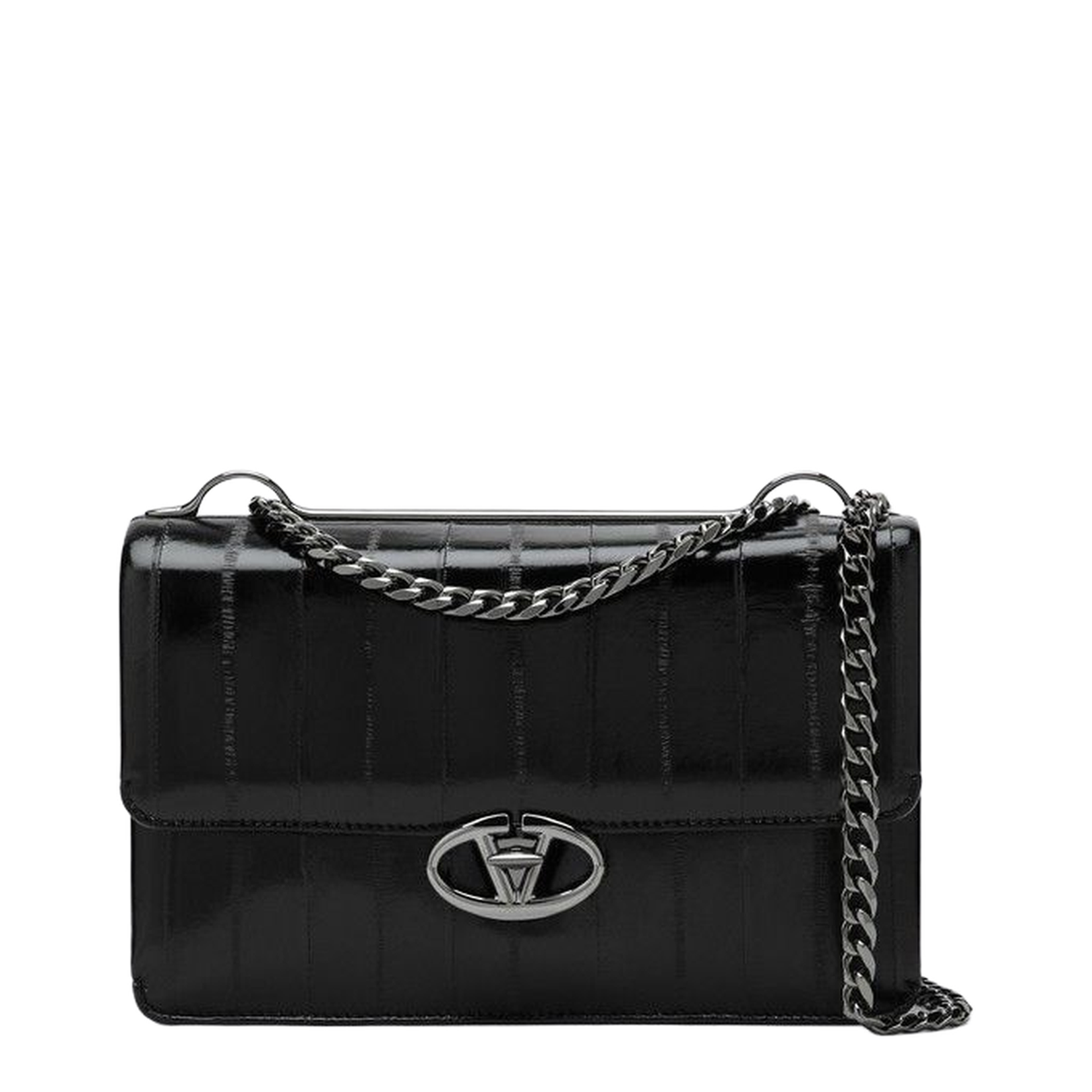 VLOGO Medium Shoulder Bag Black