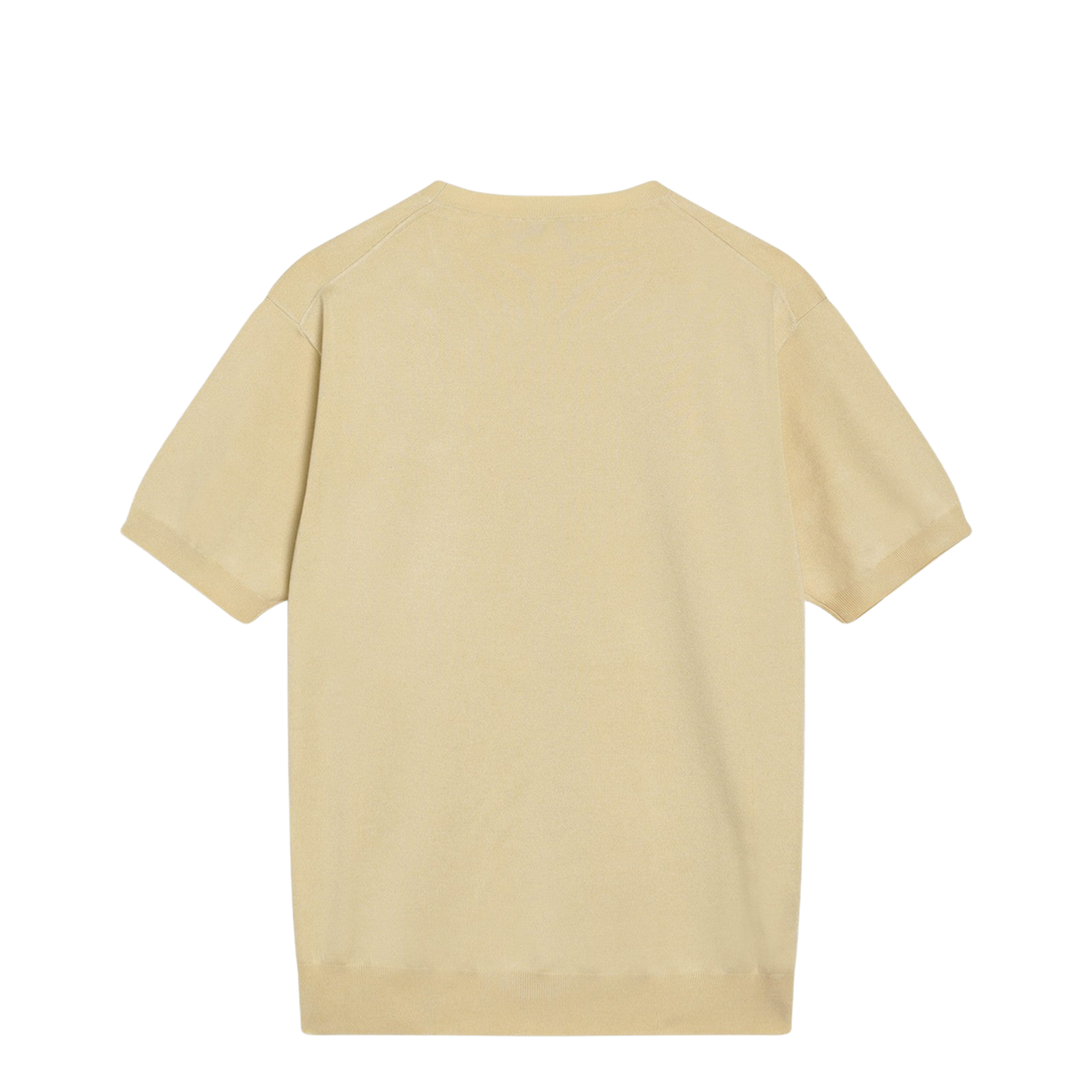 Cream-colored Silk-blend Sweater with Logo