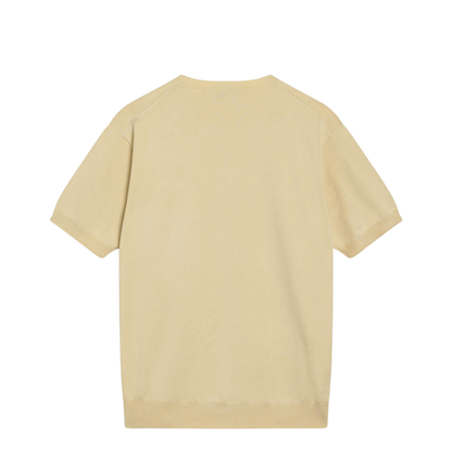 Cream-colored Silk-blend Sweater with Logo