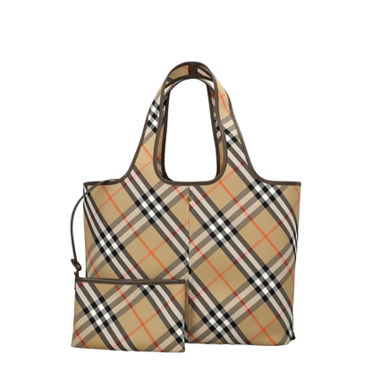 Elegant Check Pattern Handbag