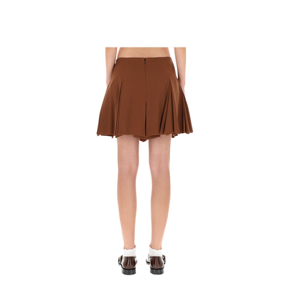 Pleated Miniskirt