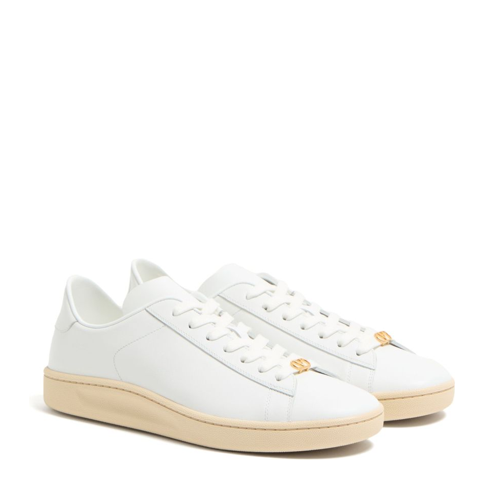 Royco Leather Sneakers - White