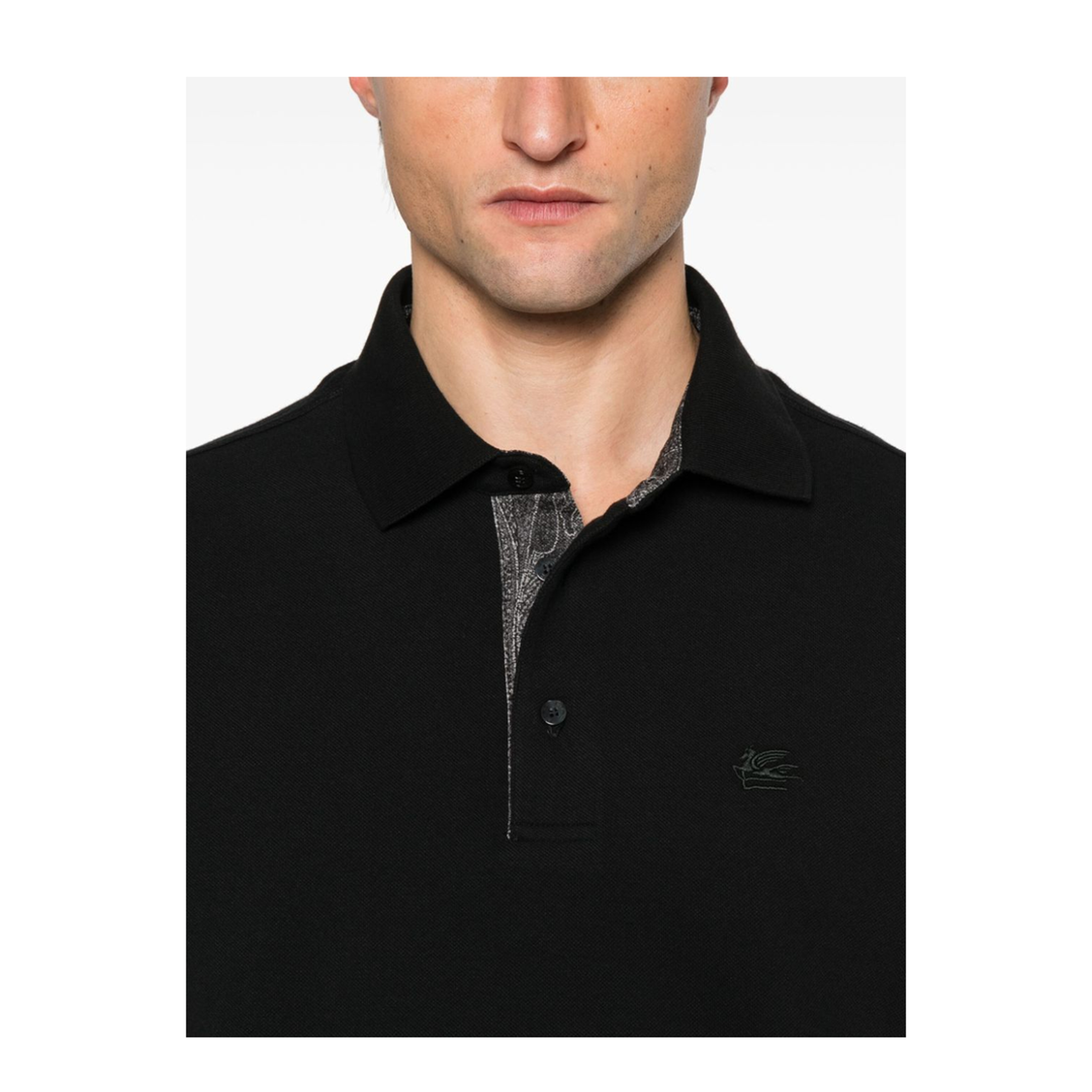 MAYFEYR - Etro - Cotton Piqué Polo Shirt - MRMD0005AC274N0000