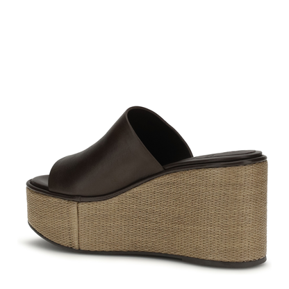 MAYFEYR - Brunello Cucinelli - Leather Wedge Sandals - MZSLG3213