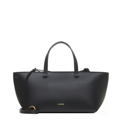 Bateau Black Leather Seal Bag
