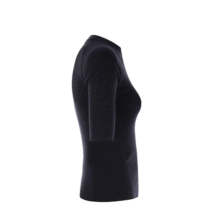 Sparkling Ribbed Cashmere Sweater