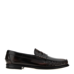 Dark Brown Leather Loafers