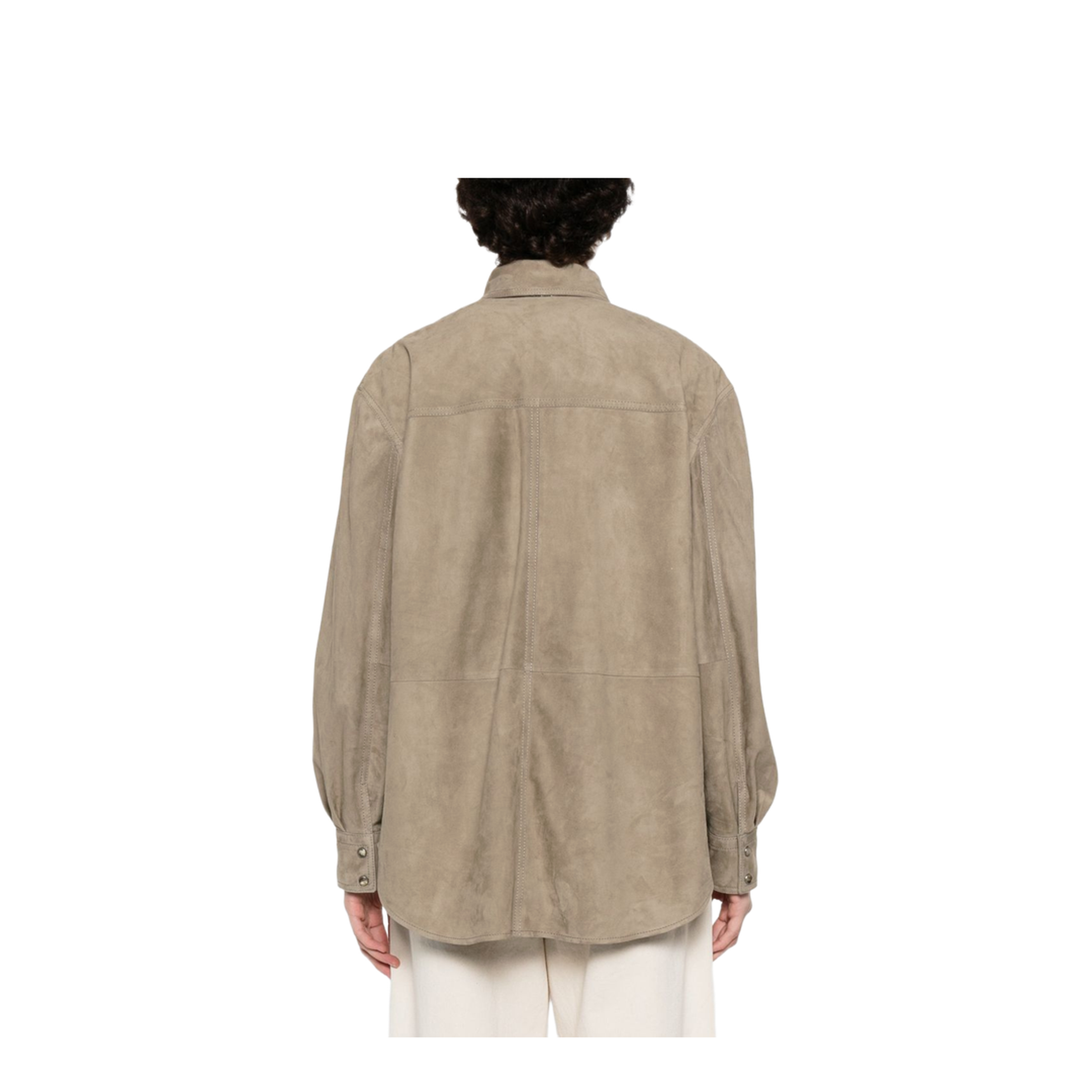 Suede Shirt - Grey