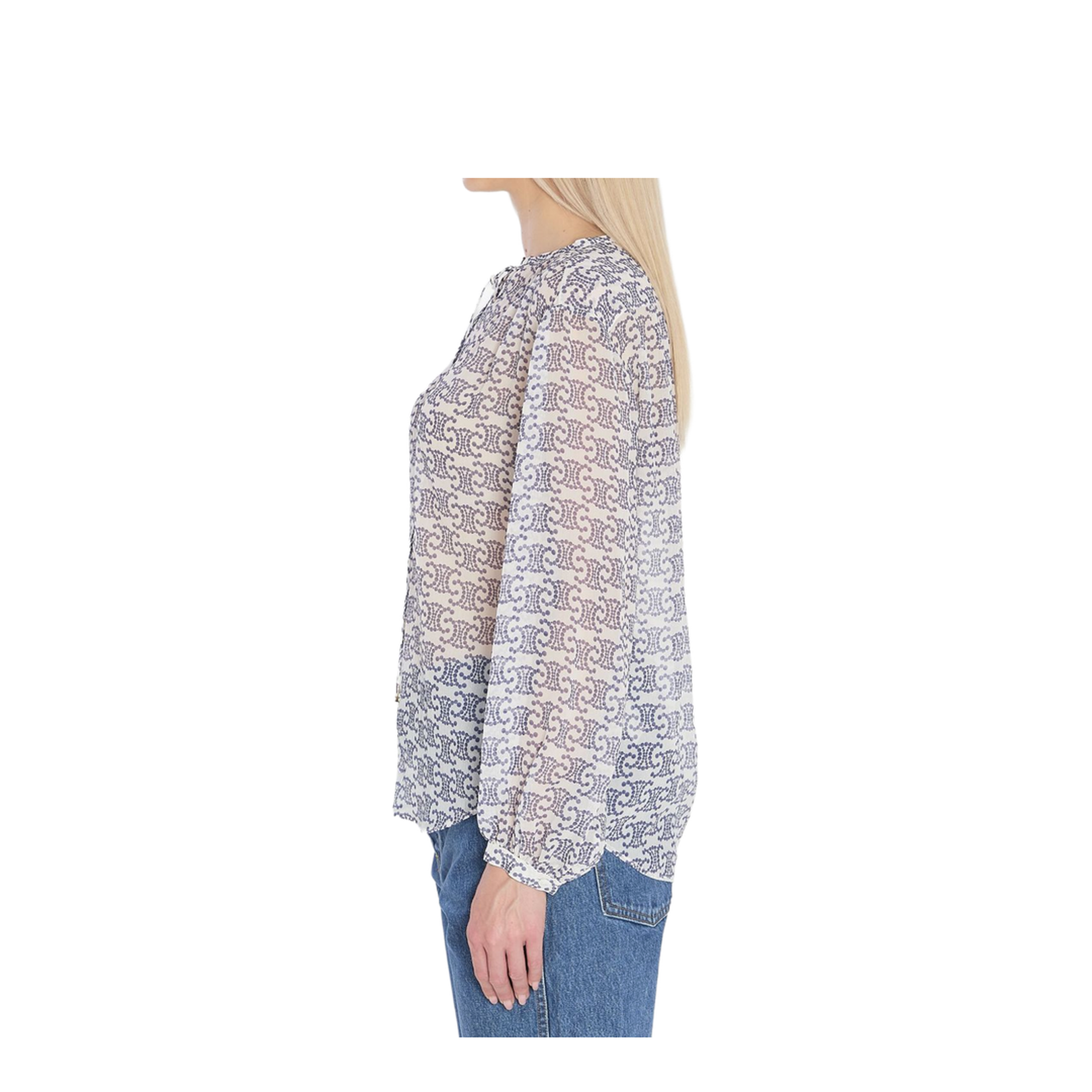 Romy Shirt Cream/Navy Blue
